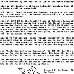 Announcements, 1991-11-21. ...