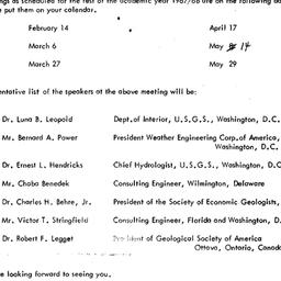 Announcements, 1968-01-02. ...