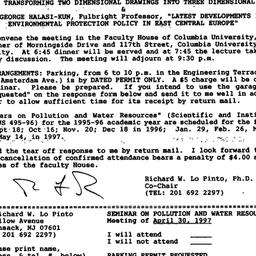 Announcements, 1997-04-04. ...