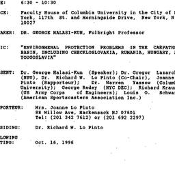 Minutes, 1996-09-18. Pollut...