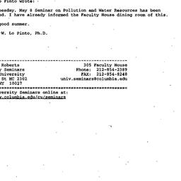 Correspondence, 2002-05-07....