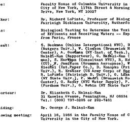 Minutes, 1986-03-19. Pollut...