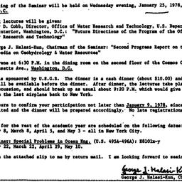 Announcements, 1978-01-25. ...