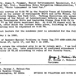 Announcements, 1984-04-10. ...