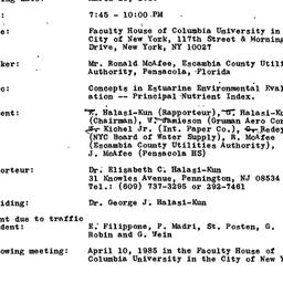 Minutes, 1985-03-21. Pollut...