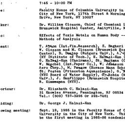 Minutes, 1985-05-06. Pollut...