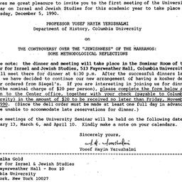 Announcements, 1990-11-19. ...