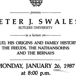 Announcements, 1987-01-26. ...