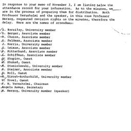 Correspondence, 1986-11-07....