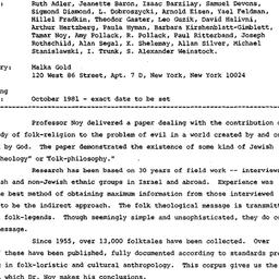 Minutes, 1981-03-24. Israel...