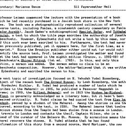 Minutes, 1988-12-14. Israel...