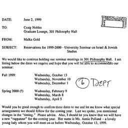 Correspondence, 2000-06-02....