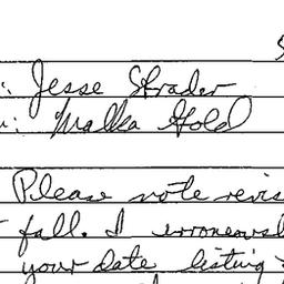 Correspondence, 1996-05-23....