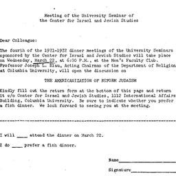 Announcements, 1972-02-02. ...