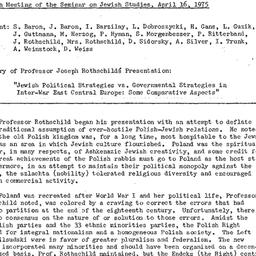 Minutes, 1975-04-16. Israel...