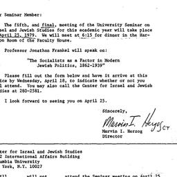Announcements, 1978-04-06. ...