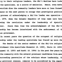 Speaker's paper, 1997-0...