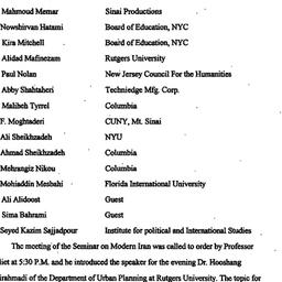 Minutes, 1997-03-27. Iran i...