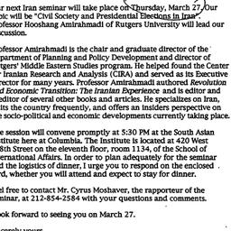 Announcements, 1997-02-28. ...