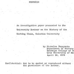Speaker's notes, 1976-0...