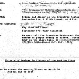 Announcements, 1979-04-18. ...