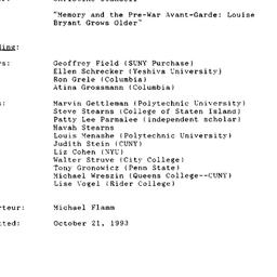 Minutes, 1993-10-14. Twenti...
