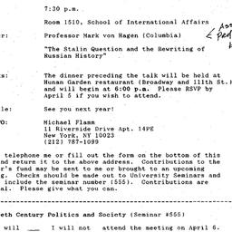 Announcements, 1994-04-06. ...
