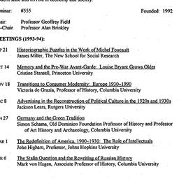 Schedules, Twentieth-Centur...