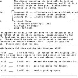 Announcements, 1993-10-01. ...