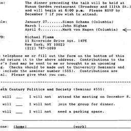 Announcements, 1993-11-24. ...
