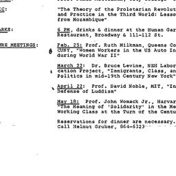Announcements, 1982-01-27. ...