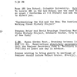 Announcements, 1984-05-03. ...