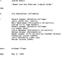 Minutes, 1995-05-02. Twenti...