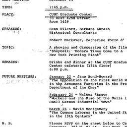 Announcements, 1980-12-15. ...