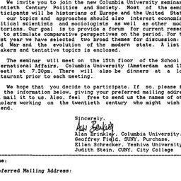 Announcements, 1993-08-05. ...