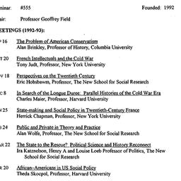Schedules, Twentieth-Centur...