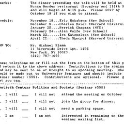 Announcements, 1992-09-24. ...