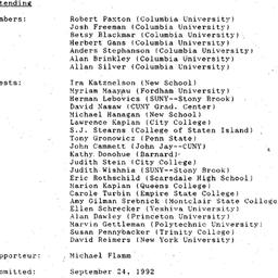 Minutes, 1992-09-16. Twenti...