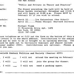 Announcements, 1993-02-24. ...