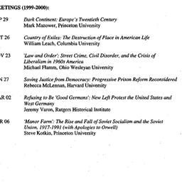 Schedules, Twentieth-Centur...