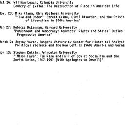 Correspondence, Twentieth-C...