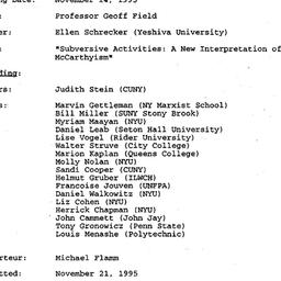 Minutes, 1995-11-14. Twenti...