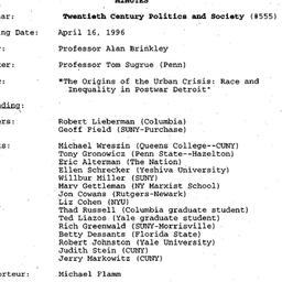 Minutes, 1996-04-16. Twenti...