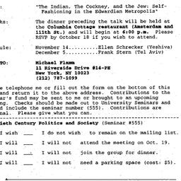 Announcements, 1995-10-19. ...