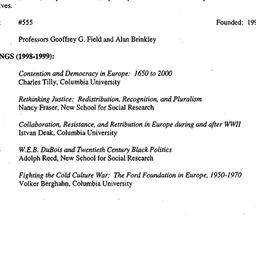 Schedules, Twentieth-Centur...