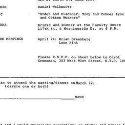 Announcements, 1978-03-22. ...