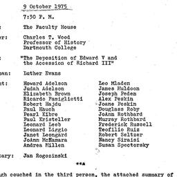 Minutes, 1975-10-09. Law an...