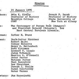 Minutes, 1976-01-15. Law an...