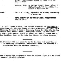 Announcements, 1978-12-06. ...