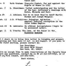 Announcements, 1990-07-13. ...